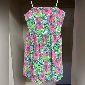 Lilly Pulitzer Lottie Green Bloomin Cacoonin Butterfly Floral Dress
